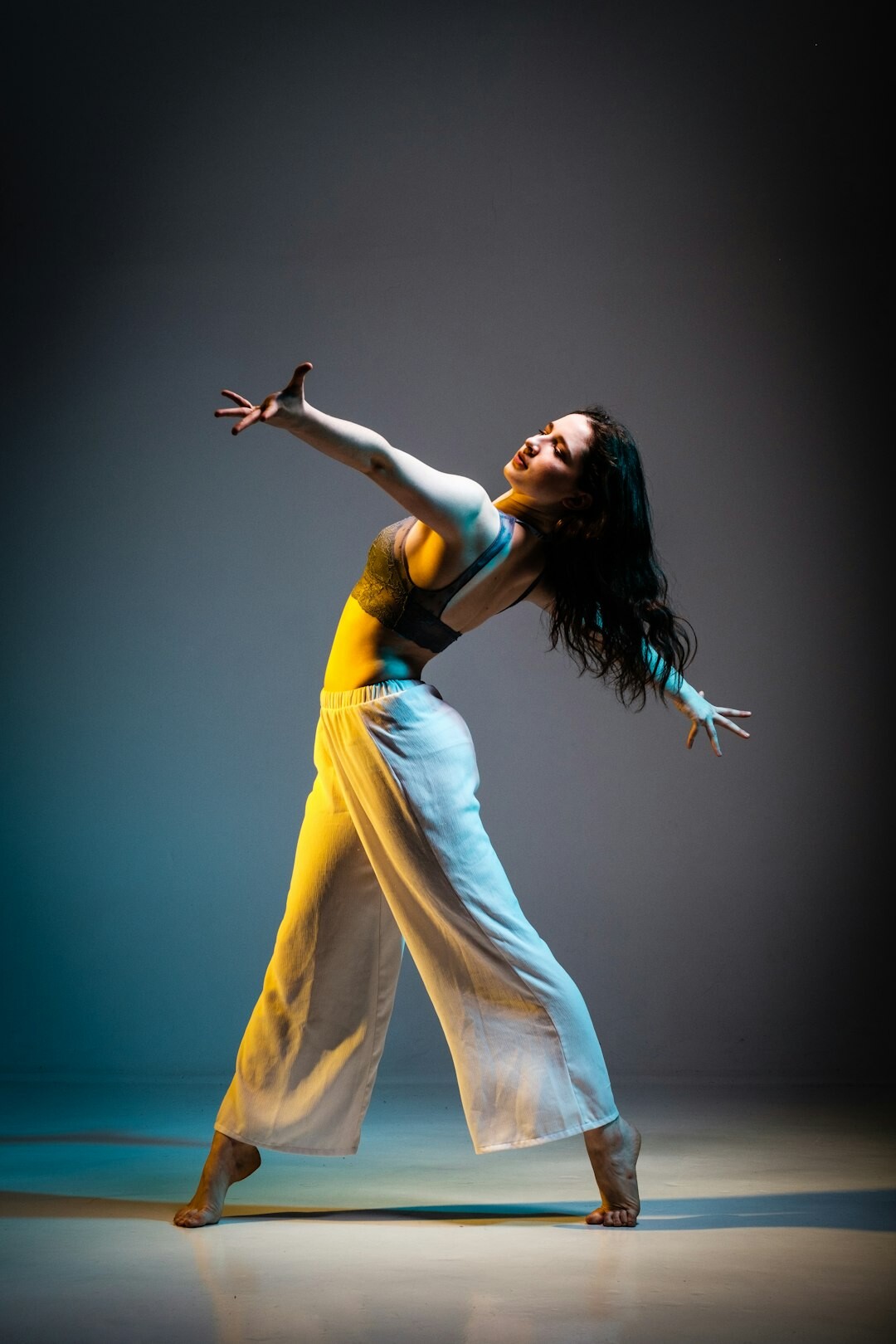 woman dancing energetically