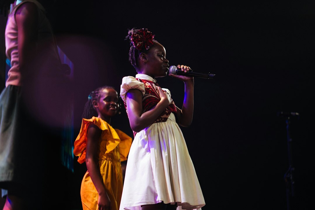 rosalia performing on stage
