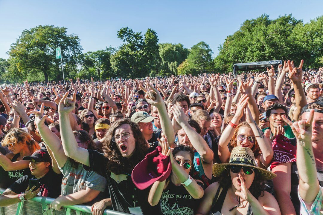 audience at music festival